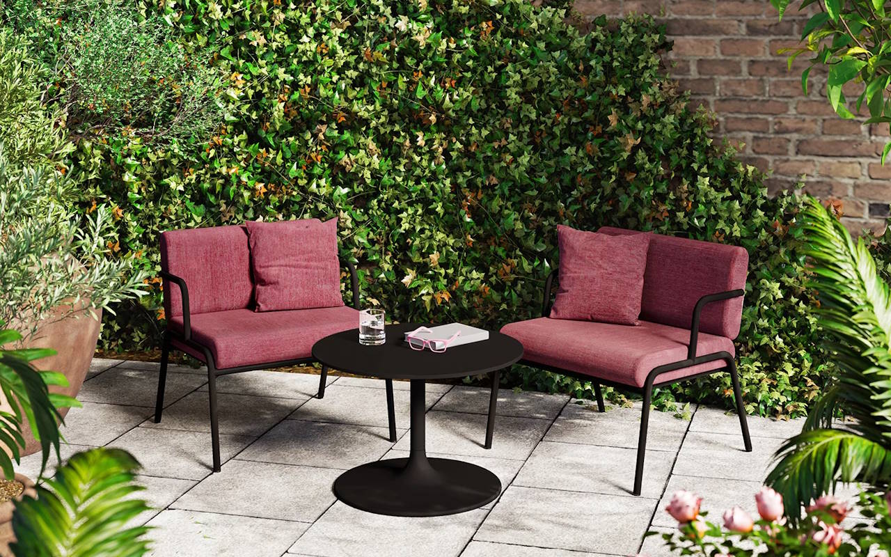 Casual outdoor lounge klupe za sjedenje