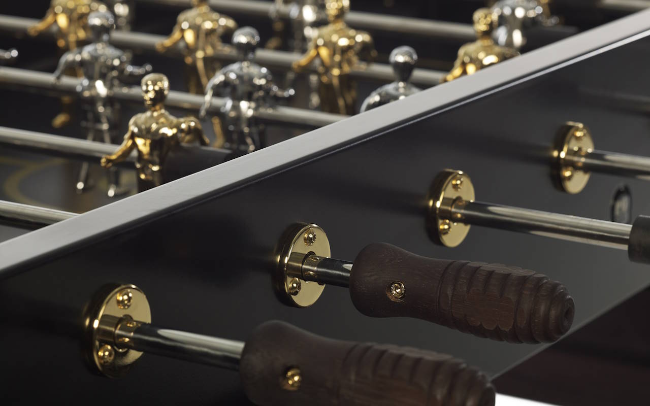 detalj stol za stolni nogomet RS3 GOLD