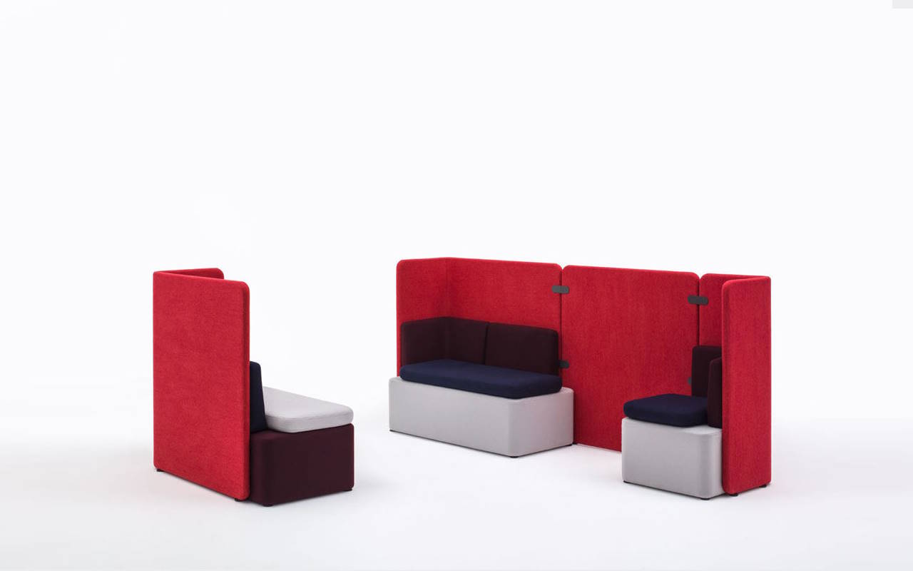 uredska sofa KAIVA s naslonm