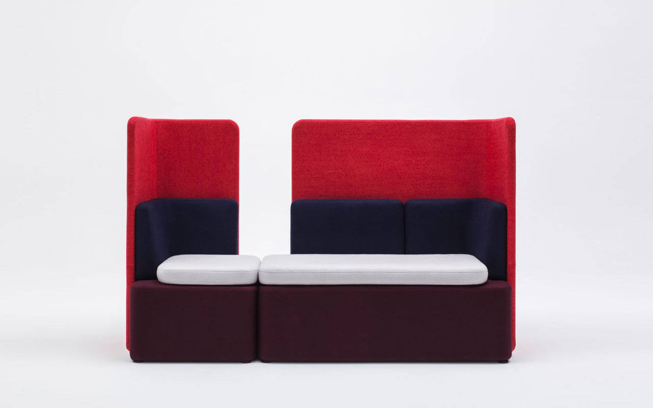 uredska sofa KAIVA s visokim naslonom 2