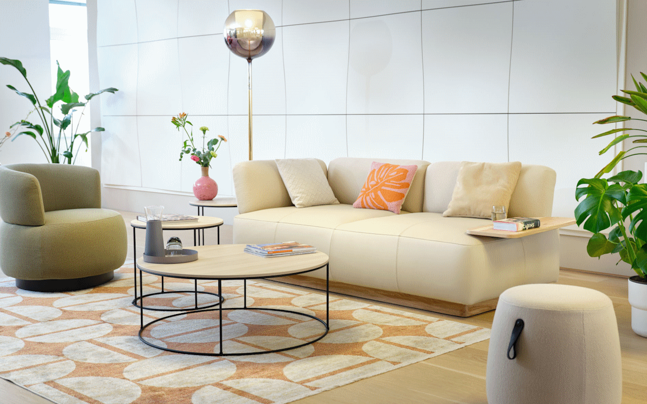 se living sofa, fotelja i stolic