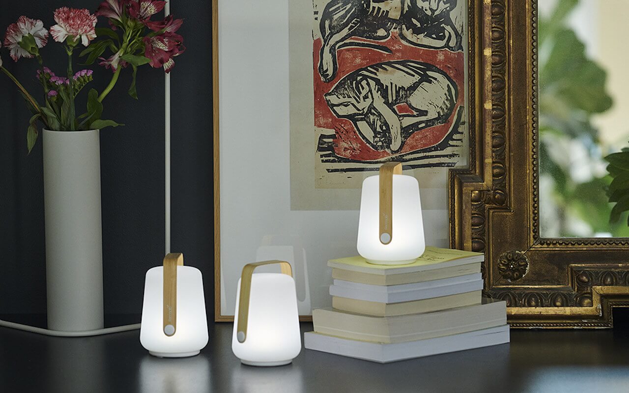 vrtna rasvjeta BLADA h.12 set BAMBOO od 3 u interijeru
