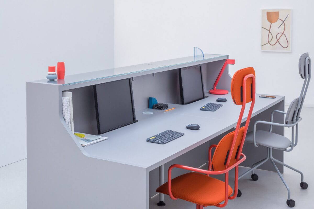 pozadina linea recepcijskog pulta